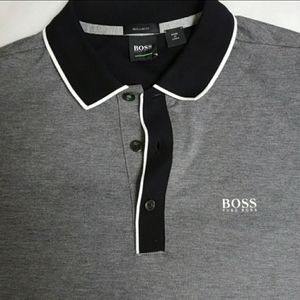 Men's Hugo Boss Polo Gray - M